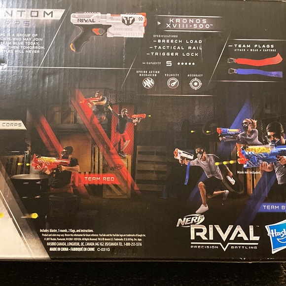 NERF RIVAL Precision Battling PHANTOM CORPS XVIII -500 - Picture 4 of 5